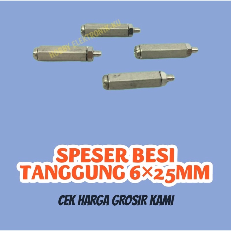 SPESER BESI TANGGUNG 6x25MM