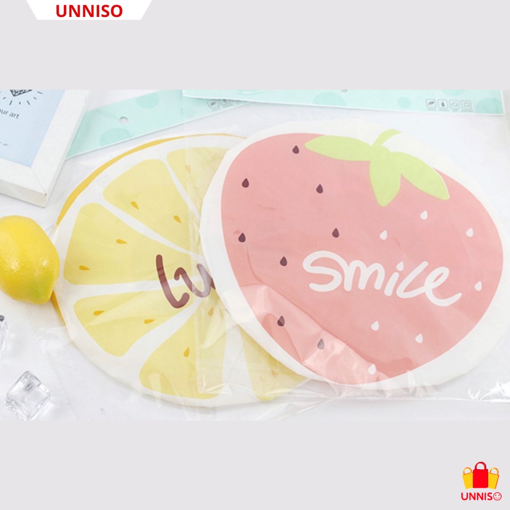 UNNISO - Shower Cap Waterproof Motif Buah Buahan SC9