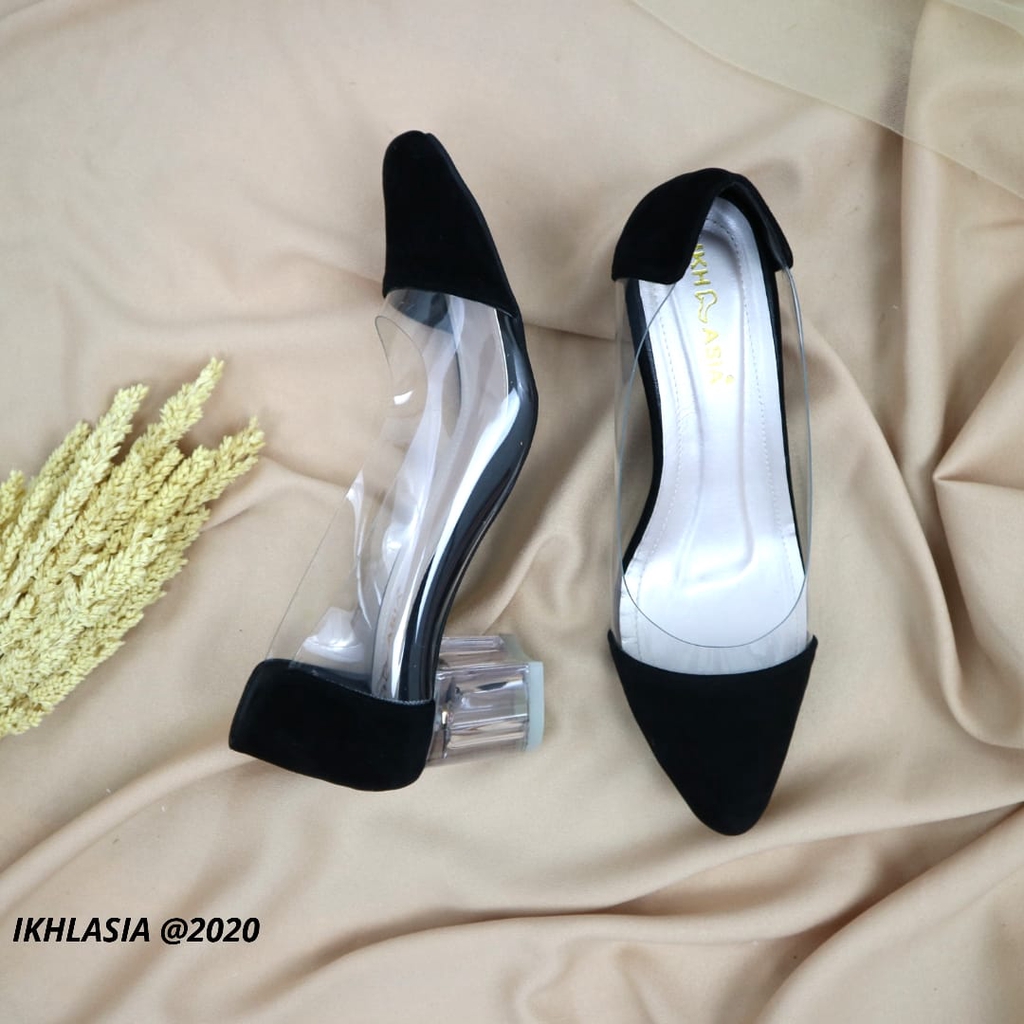 Sepatu Heels Wanita Big Sale Hak Kaca Devia HT88