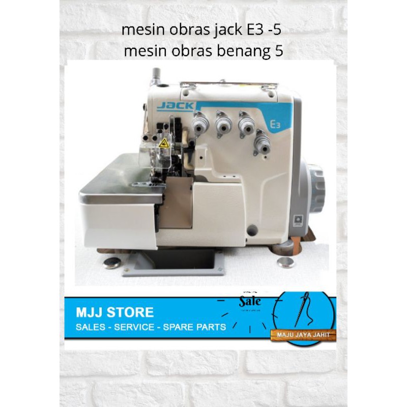 mesin obras jack E3-5 obras benang 5