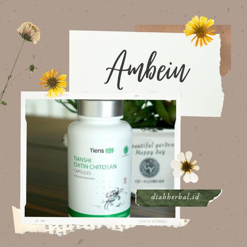 Obat Ambeien Chitin Chitosan Tiens