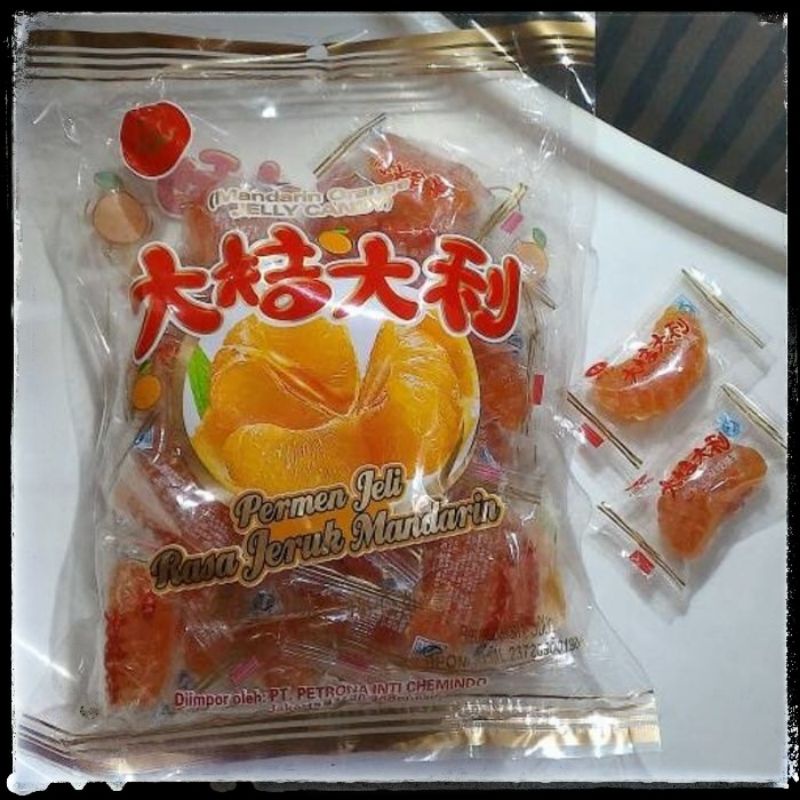 

✨ 500 Gram Permen Jelly Rasa Jeruk Mandarin