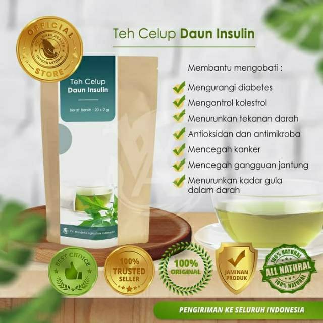 

Jamu Diabetes dan Kolesterol Teh Daun Insulin