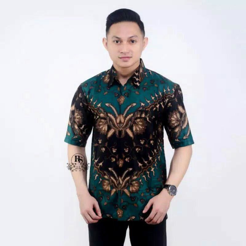 KEMEJA BATIK RIANI LENGAN PENDEK