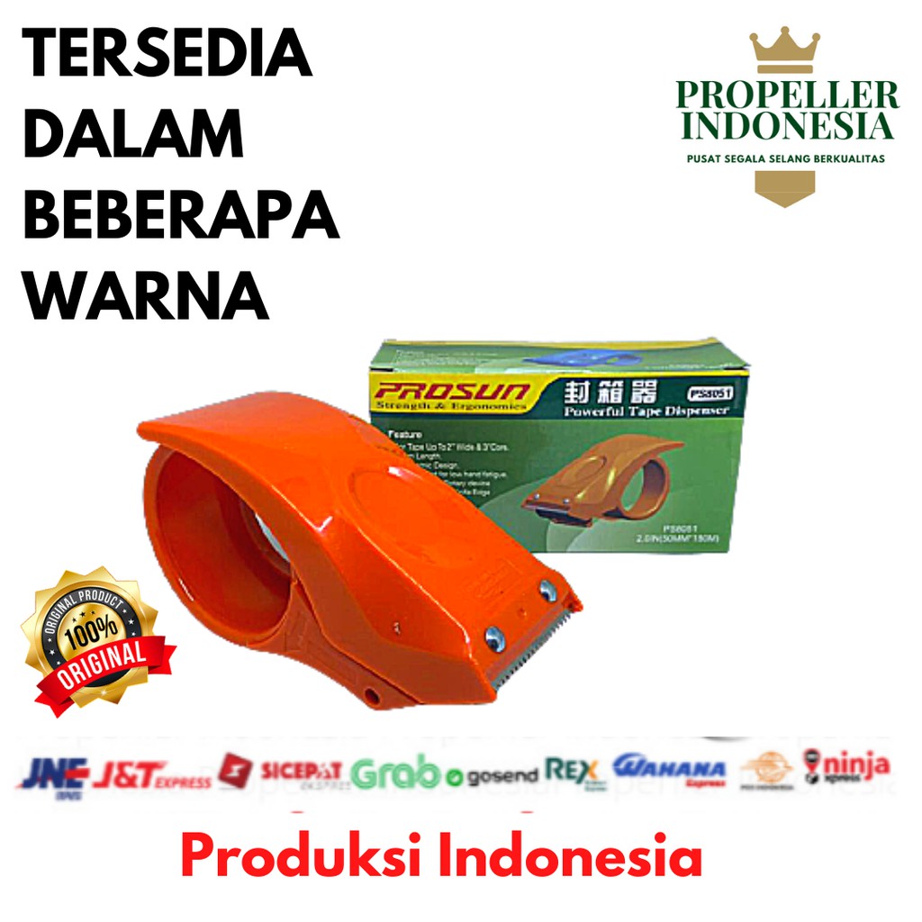 Tempat Lakban Tape Dispenser Lakban Rollan Lakban 2Inch Plastik