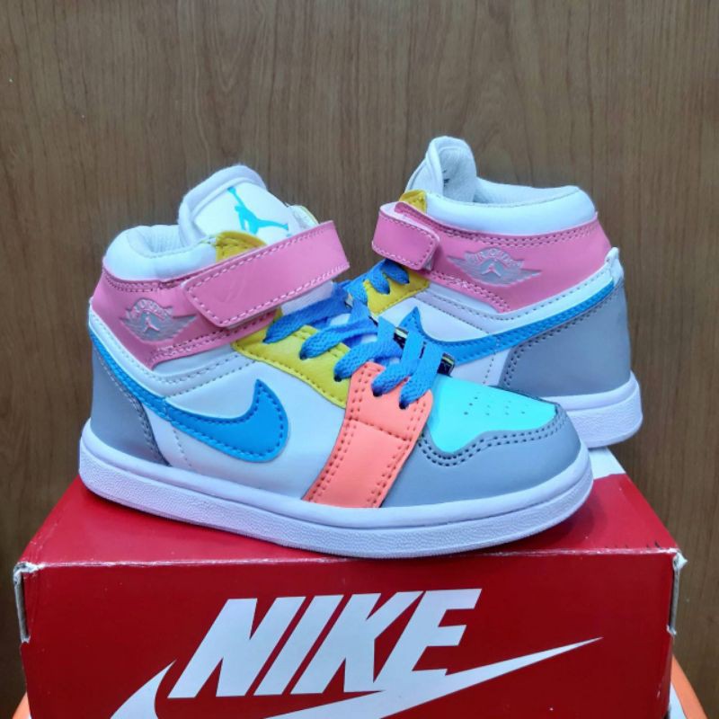 SEPATU NIKE ANAK JORDAN MULTICOLOR PREMIUM HIGH QUALITY JORDAN ANAK PEREMPUAN