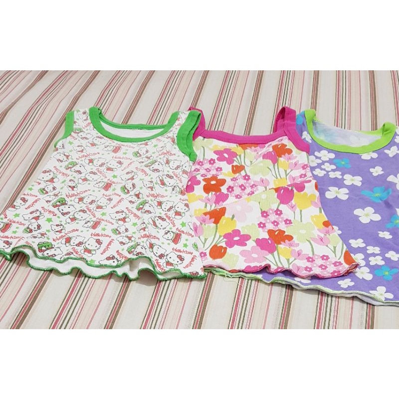 PL setelan jeans anak + 3 daster baby