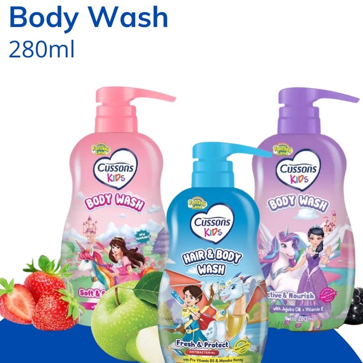 CUSSONS KIDS BODY WASH 280ml (PUMP)