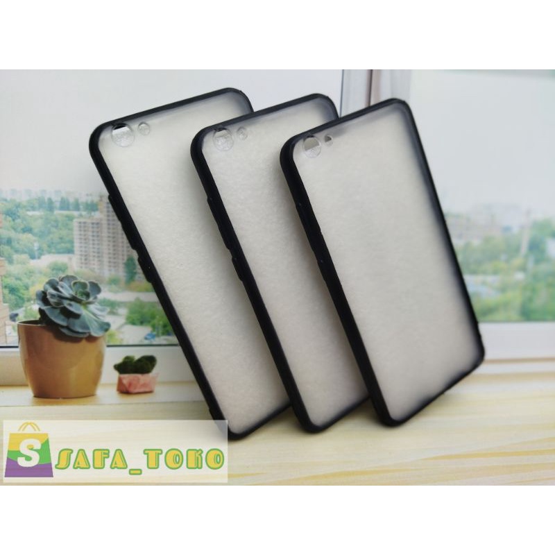 Case Fuze Vivo V5 / V5s / V5 Lite ( 1601 , 1713 , 1612 , 1609 ) Semi Hardcase Transparant