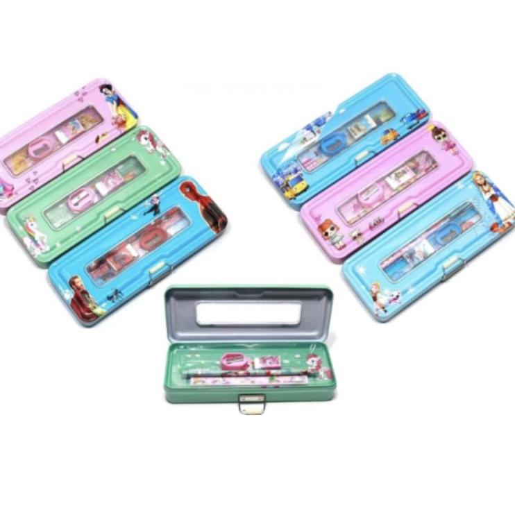 

Special Packing KOTAK PENSIL KALENG ada ISI/PENCIL CASE