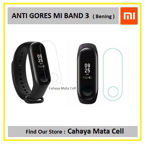 Anti Gores Mi Band 3 Bening Tipis bukan Tempered Glass