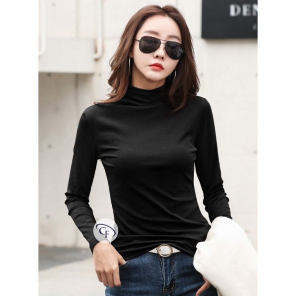 Manset Turtle Neck Lengan Panjang Premium dan Soft