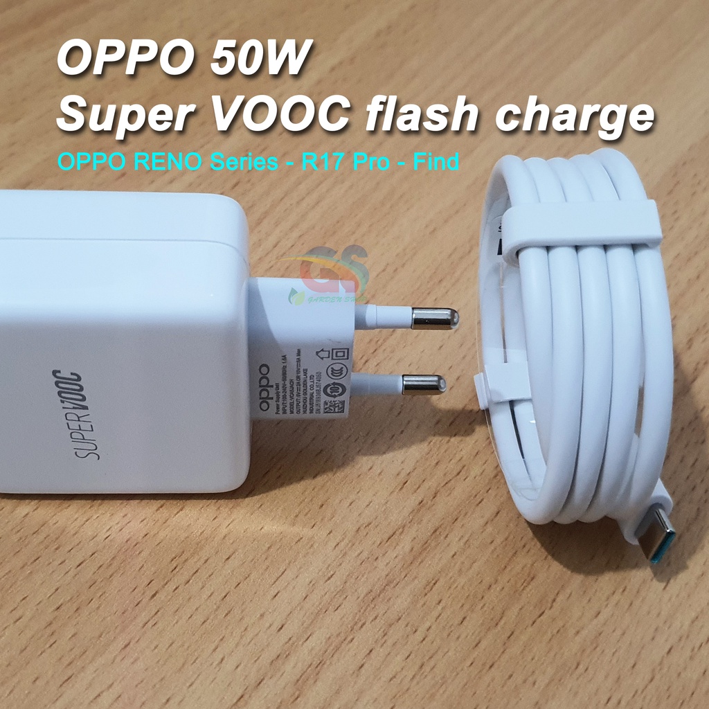 Charger Oppo Tipe-C Original100% VOOC Fast Charging/Charger Oppo FindX A5 2020 A9 2020 Reno2 Reno 2F