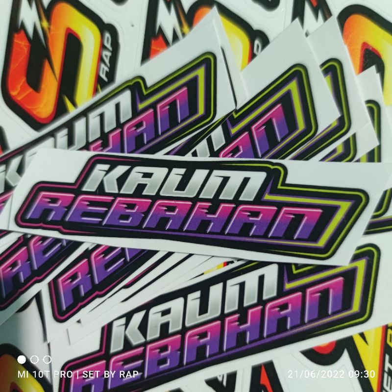 

stiker kaum rebahan