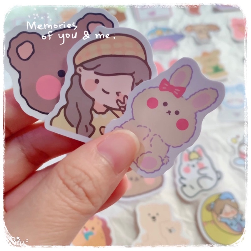 50 pcs Stiker DIY  ANIME | STICKER PACK DECO STIKER LUCU CUTE KAWAII STICKER HP BUJO
