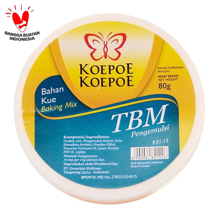 

TBM KOEPOE KOEPOE 80 gr / kupu kupu