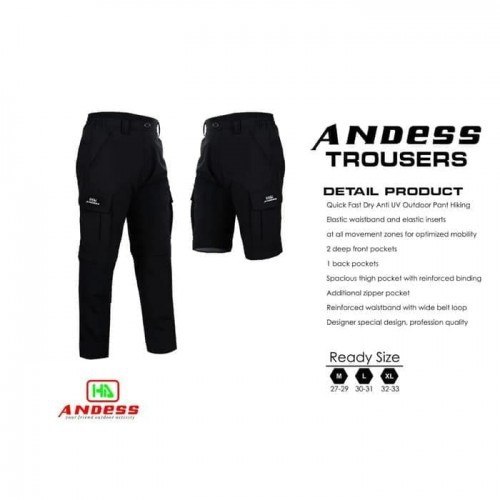 Celana Gunung Celana Kargo Sambung Celana Gunung Kargo Sambung Andess PDL Celana Adventure Traveling