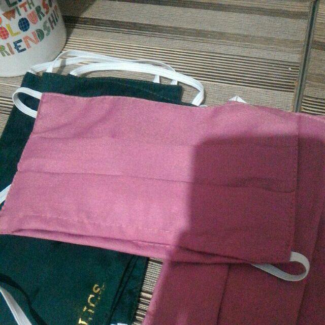 3 Pcs Masker Cotton 3 In 1 (bisa Isi Tissue)