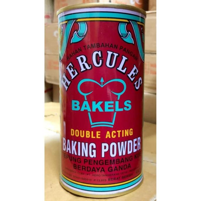 

HERCULES Double Acting Baking Powder 450 gr Good Quality TERLARIS TERPERCAYA ORIGINAL