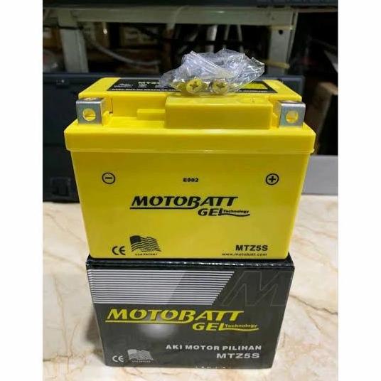 Aki Motor Honda Verza Motobat MTZ5S aki kering/gel