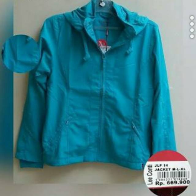 Jaket Merk Lee Conti Warna Hijau Toska