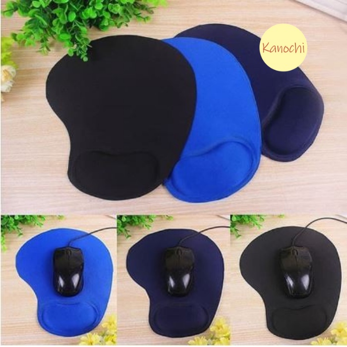 Alas Mouse Pad Anti Slip Mousepad Ergonomik Dengan Bantal Pergelangan