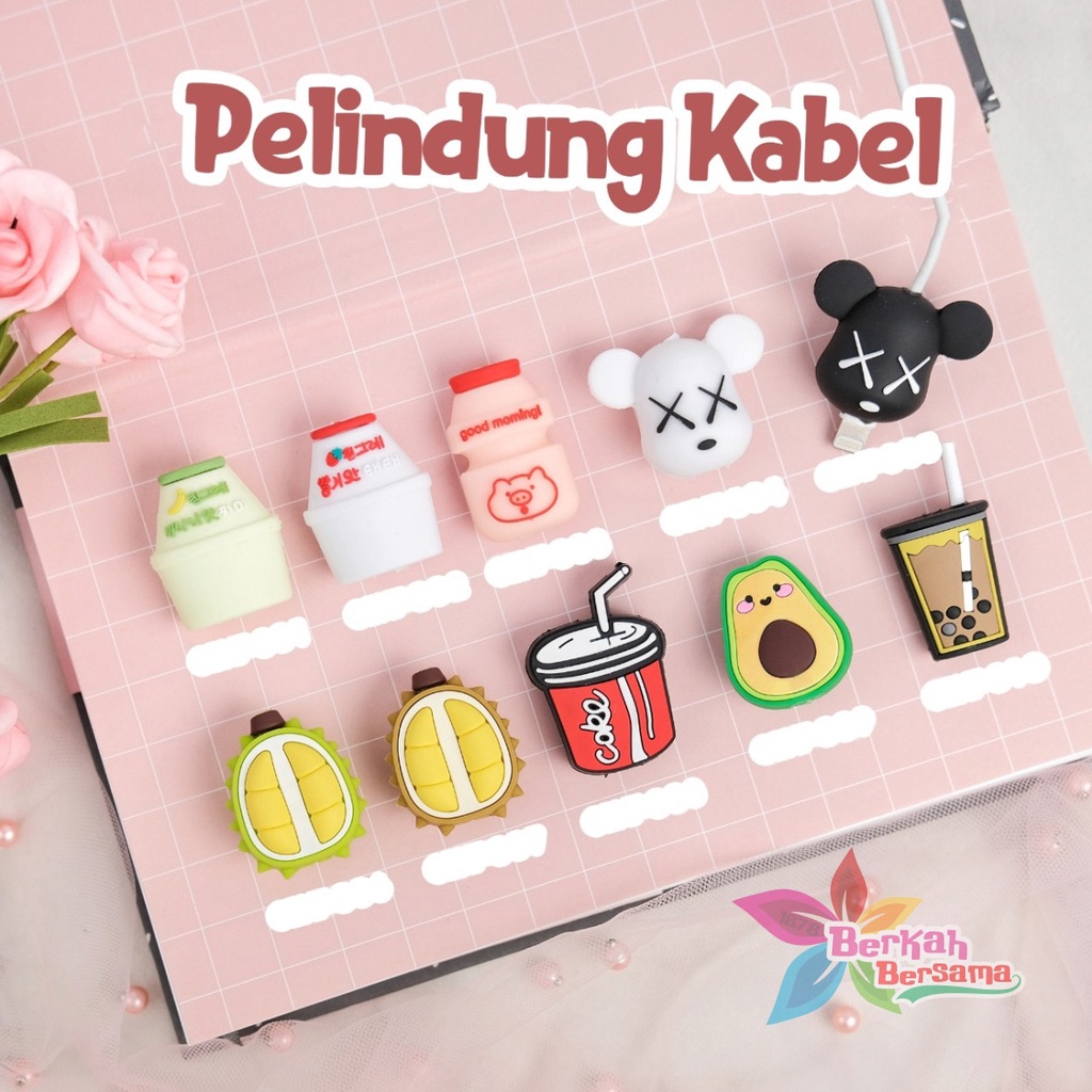 BB6256 TSUM TSUM - Cable Bite/ Pelindung Ujung Kabel/ Cable Saver/ Cable Protector BB6256