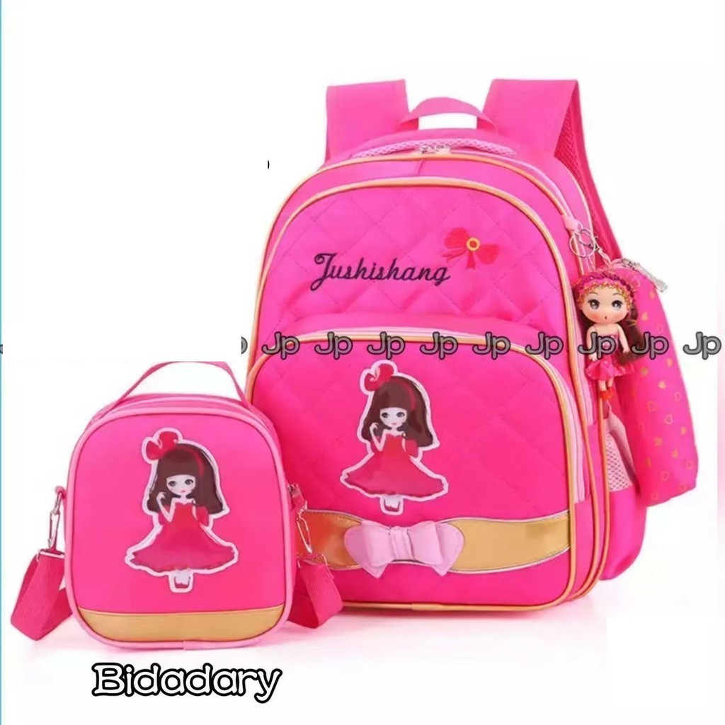 BDKR_TAS - (COD)Tas Ransel BIDADARI_Ratu/ Fashion Anak Sekolah 4 Warna Tas Anak sekolah SD Baby Bag Tas Ransel Anak Sekolah Karakter perempuan Tas Karakter Bidadari