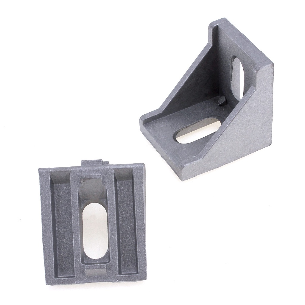 10pcs 4040 Aluminum Angle Code Nut Hole Connector Support T-slot Profile Frame Extrusion Bracket for The Flow Profile