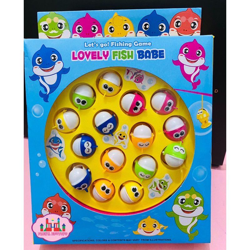 Mainan Pancingan Pancing Fishing Game BabyShark Go Fishing Lovely Fish Babe Baby