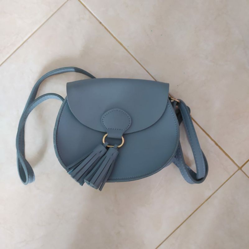 tas kecil sling bag miniso