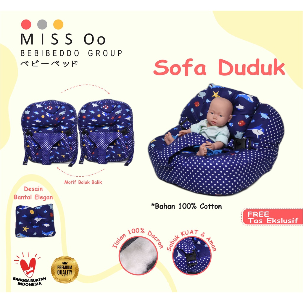 sofa bayi multifungsi / sofa bayi gesper jumbo / sofa bayi duduk jumbo