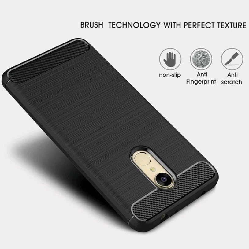 CASE SLIM FIT CARBON IPAKY XIAOMI REDMI 5 XIAOMI REDMI 5 BIASA SOFTCASE - FA