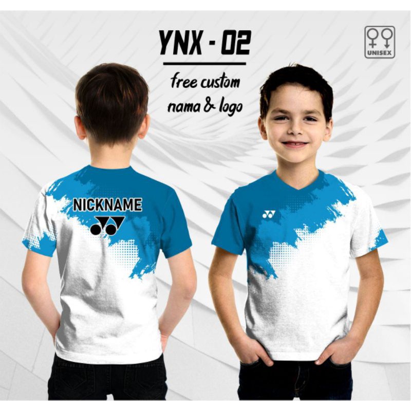 Baju Badminton Anak YONEX Jersey Yonex Fullprint