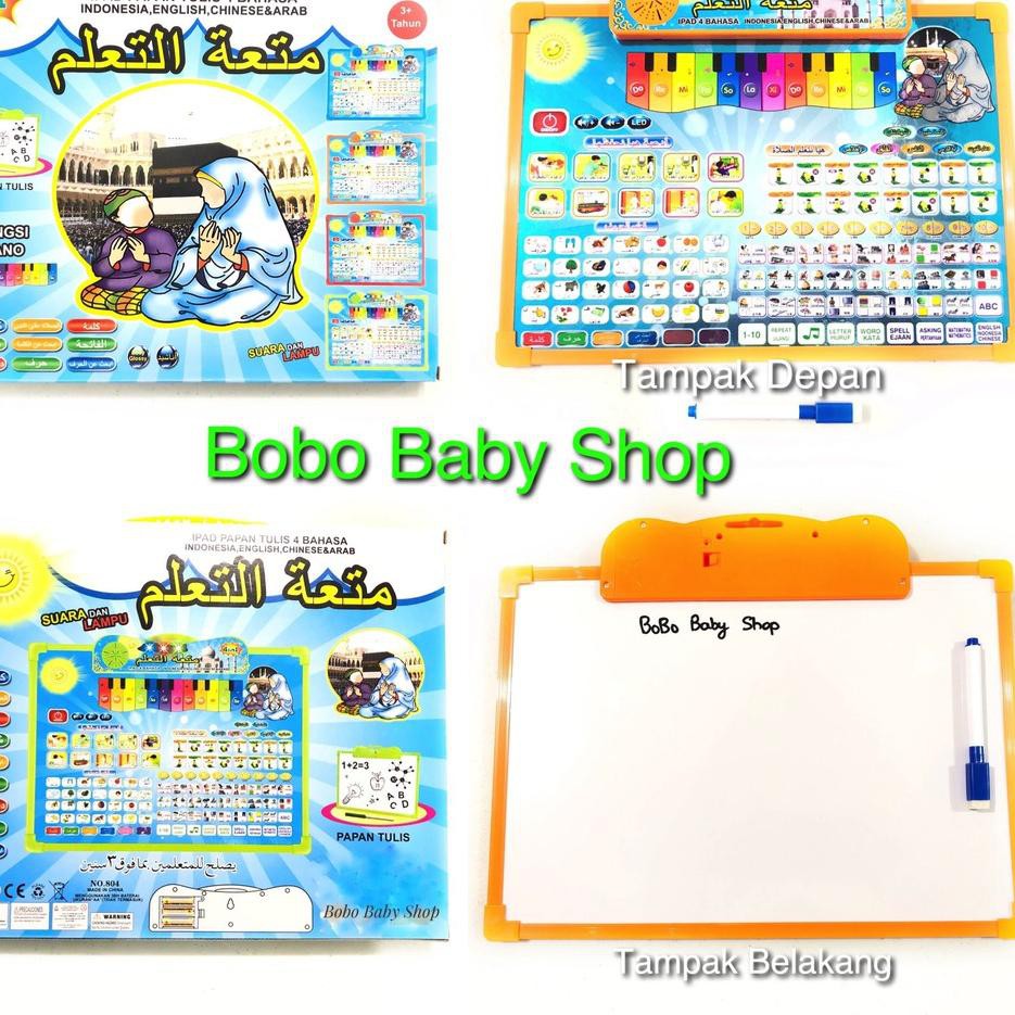 0t Ipad Papan Tulis Anak 4 Bahasa Mainan Anak Playpad Arab