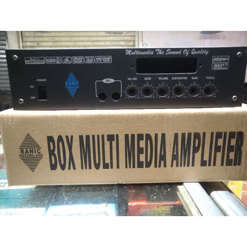 Box amplifier multimedia mp3 echo karaoke dragon
