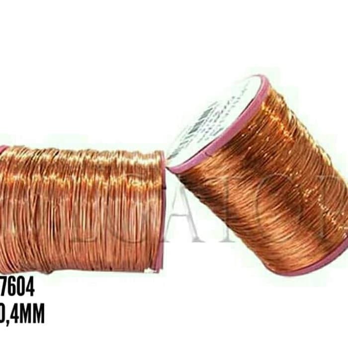 Bare Copper Wire Per Spool 500 Gram Non Enamel Telebit