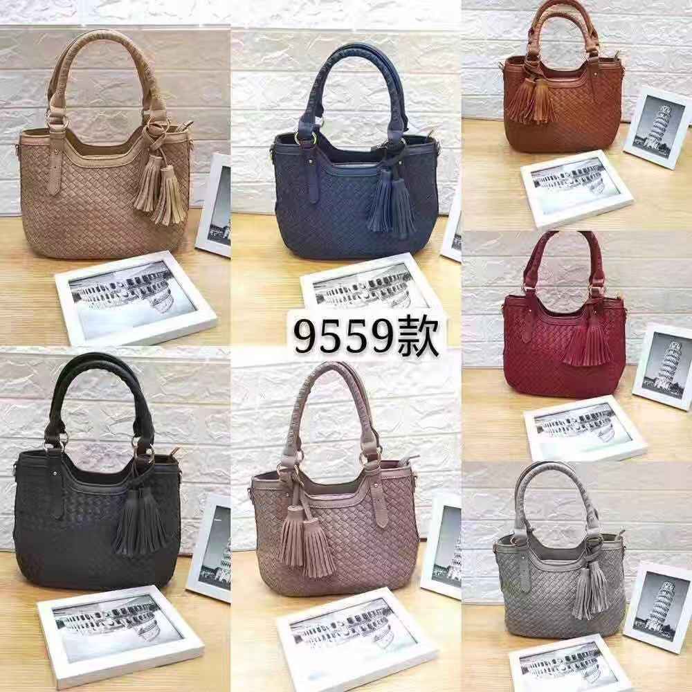 #9559 Tas Jinjing Wanita Meimei Motif anyaman hand bag cewe import kualitas premium gambar REAL PIC