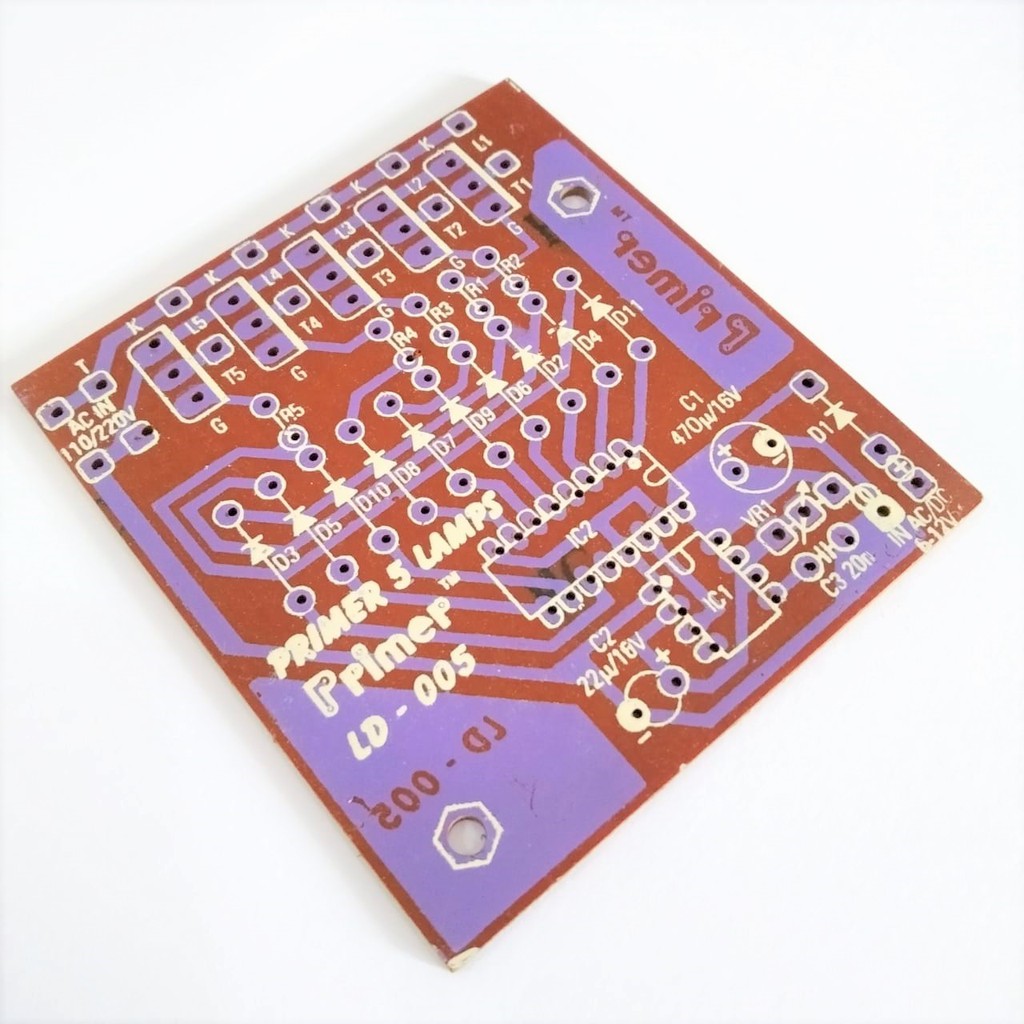 PCB - PRIMER 5 LAMPS Tipe LD 005