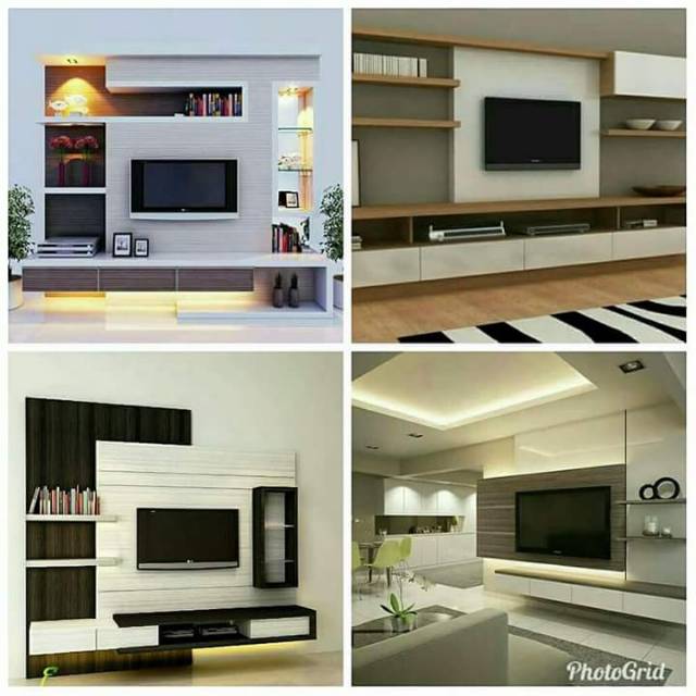 backdrop tv / wall panel dinding / wpc