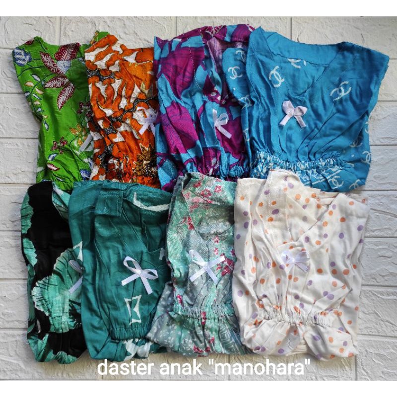 Dress Bayi Batik Tali Pundak | Manohara | Gondil | Midi Daster Anak Harian 1-2 tahun