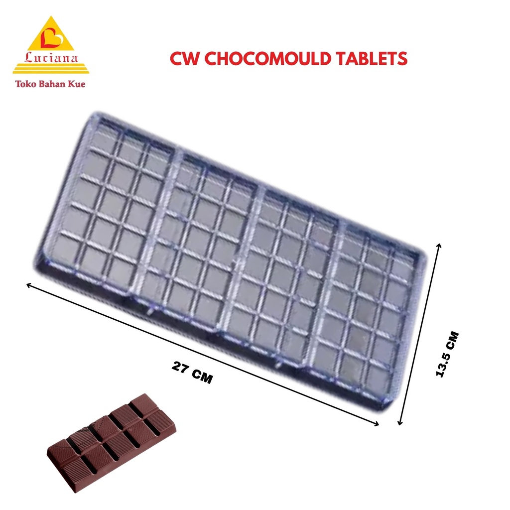 CETAKAN COKLAT ACRYLIC - Chocolate Mould - Alat Cetak Cokelat - Pencetak Mould