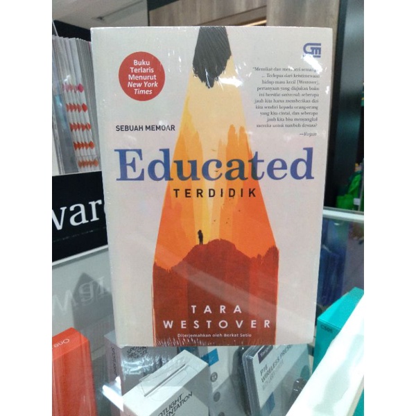 Buku  Educated terdidik~Tara westover