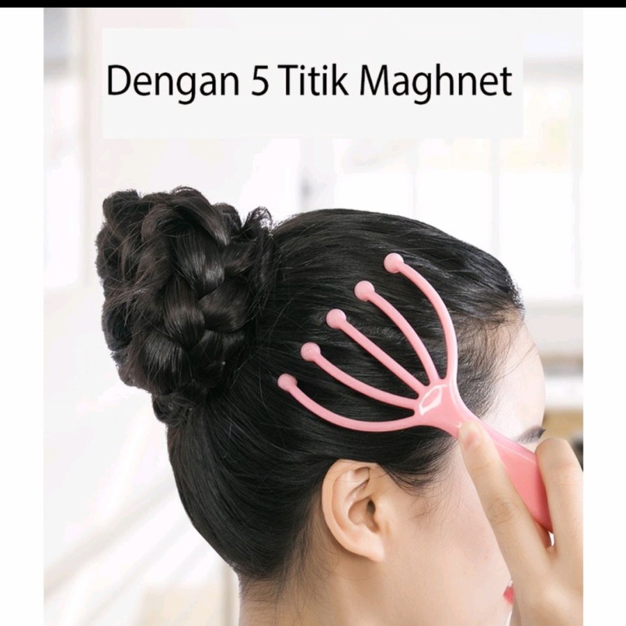ALAT TERAPI KEPALA MANUAL SISIR TERAPI KEPALA 5 JARI SISIR PIJAT HEAD