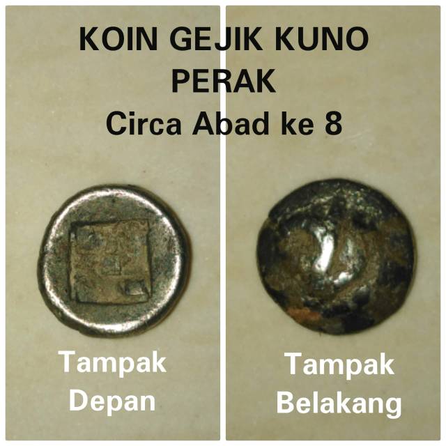 Koin Gejik Perak Kuno Asli 100% Temuan alam