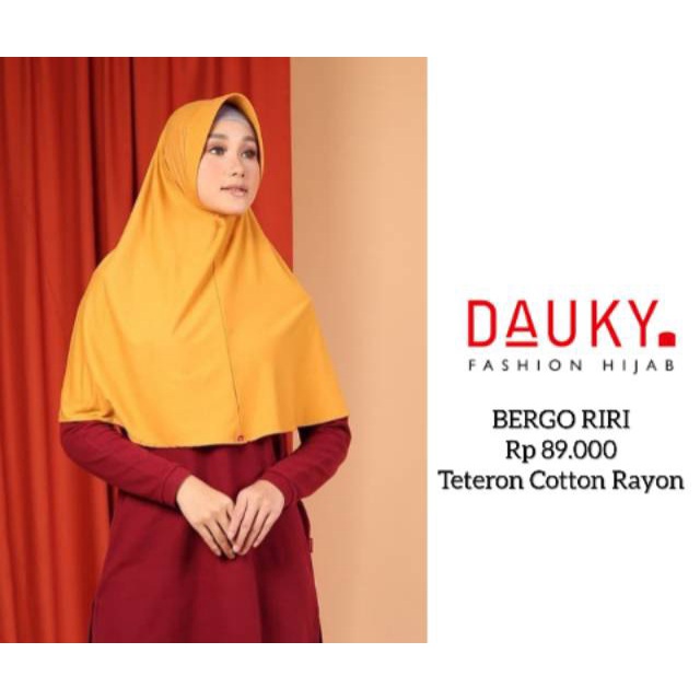 Elzatta dauky bergo hijab kerudung instan bergo riri