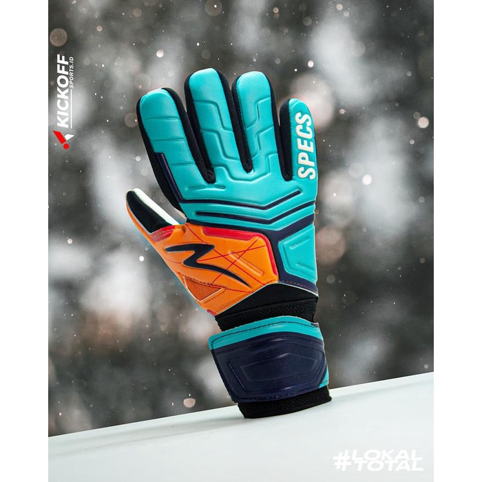 Sarung Tangan Kiper Sarung Tangan Kiper Specs Xponent Gk Gloves - Black/Safety Yellow
