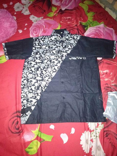 Batik Dolby Dolbi Dobby Doby Tenun Sutra Tulis Katun Atbm Baron Sarimbit Couple Pkl Hem Sogan Srg309