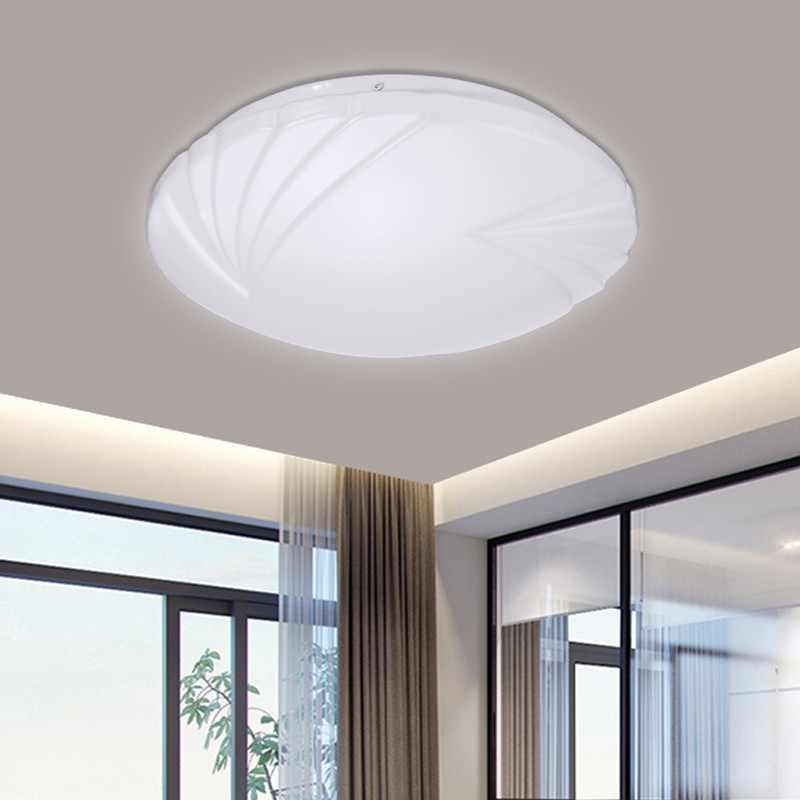 Lampu Plafon bundar diameter 33cm Minimalis modern white Lampu LED Downlight ceiling plafon langit langit kantor rumah inbow bulat 24W  Minimalis Modern Premium CHENXI Century Lampu LED Plafon Nordic Ceiling 24W 33CM - JSDT24 Warna Putih