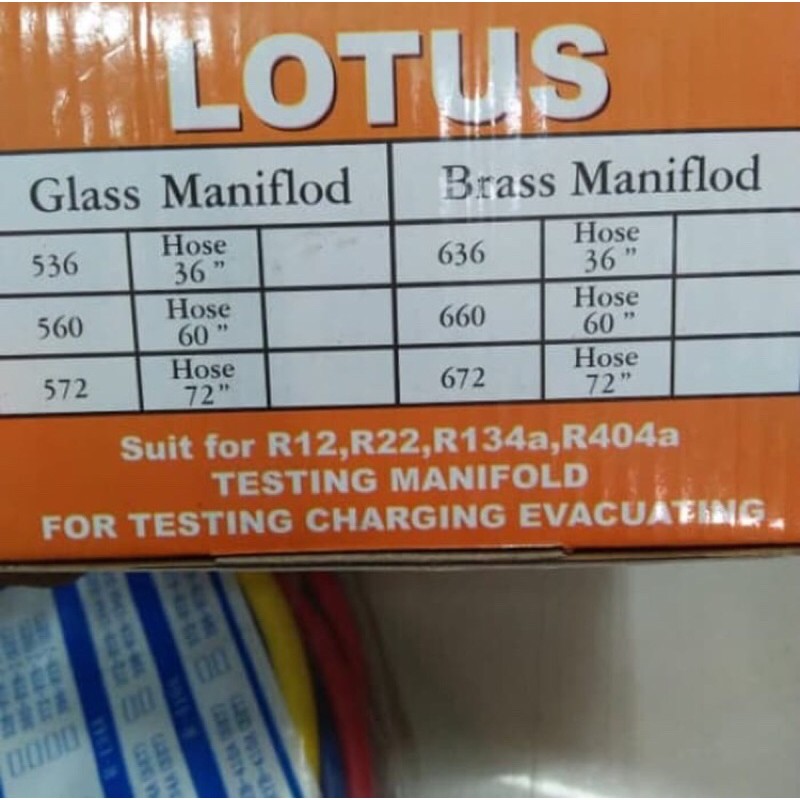 Manifold AC Lotus double R22 Analiser AC